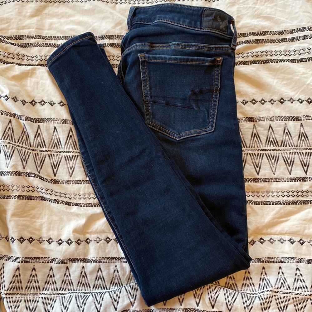 AE super skinny, 360 super stretch jeans